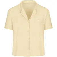 Hunkemoller Kurzärmelige Jersey-Jacke Essential Gelb