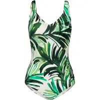 Triumph Badeanzug Summer Palm 10226607 Grün