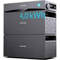 Sunshare Glory 2,0 kWh Balkonkraftwerk-Speichersystem - modular bis 10 kWh Kapazität:: 4 kWh