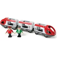 BRIO Personenzug - 5 Teile - Rot/Weiß 33505 - - One Size - Züge