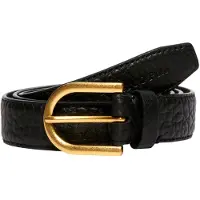 Marc O'Polo Leder-Gürtel in Schwarz - 95