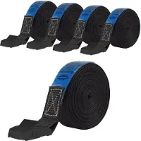 Baumarktplus 5x Profi Spanngurt Klemmschloss Auto 1 Teilig 5m 250 kg Schwarz