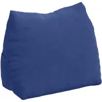 vidaXL Rückenkissen Polizeiblau 45 x 20 x 35 cm Cordstoff