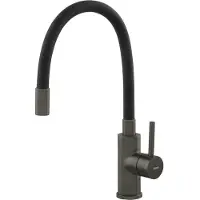 FERRON Mixer Ferro Zorba, with flexible spout, black