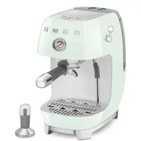 Smeg Espressomaschine ECF03PGEU, Thermoblock, Cold Brew, Dampfdüse, 1.4L, 1650W