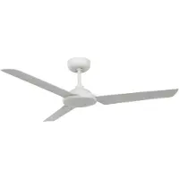 BAYSIDE Deckenventilator Somerset Weiß 122 cm mit Wandregler 122
