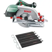 Bosch PKS 66-2 AF Handkreissäge 190 mm 1600 W + Sägeblatt SpeedLine + Führungsschiene 70 cm ( 0603502004 )