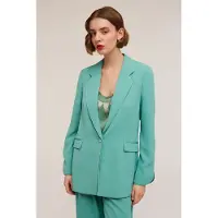 Motivi Suit Blazer With Matching Piping Water Green Größe: 42 | Blazer Outlet | Damen | Grün