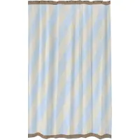 Mette Ditmer Duschvorhang Diagonal Light Blue (150 x 200 cm)