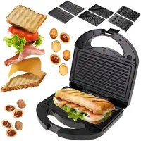 Camry CR 3063 Backgerät 3in1 Sandwichmaker/Kontaktgrill/Nussbäcker