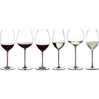 Riedel 4900/28V FATTO A MANO Champagner/Weinglas - Stiel VIOLETT