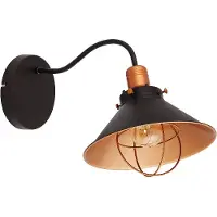Nowodvorski Lighting Wandleuchte Garret E27 Schokoladenbraun