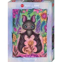 Heye Puzzle Baby Bat, 1000 Teile, 1000 Stück(e), Kunst