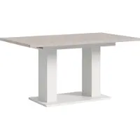 Xonox Esstisch Motion | ausziehbar | weiß / Kaschmir | 150(190)x90