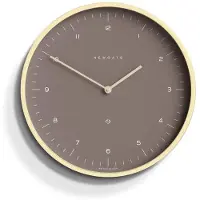 Newgate Mr Clarke Medium Wanduhr mit Braun Zifferblatt