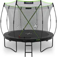 Kinetic Sand Trampolin Outdoor 'Ultimate Pro' Ø 244/305/366/427 cm – Gartentrampolin, Kindertrampolin mit Leiter, bis zu 160 kg