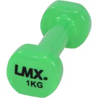Lifemaxx Vinyl Kurzhantelset 2 x 1 kg Grün