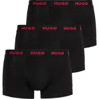 HUGO 50532611 Trunk Red Boxershorts 3 Einheiten