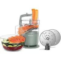 Kenwood Küchenmaschine "MultiPro Go FDP23.140GY" Kompakt-Küchenmaschine zum Schneiden, Reiben, Pürieren & Teig Kneten