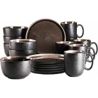MÄSER Frühstücks-Geschirrset "NIARA, Frühstücks Set, Steinzeug" Geschirr-Set, Service