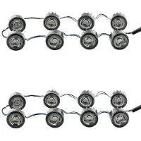 Hella Tagfahrleuchten-Set Fahrzeugfront 12 V 6 W LED glasklar für u.a. IVECO