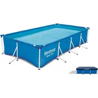 OEM Metallenes Schwimmbecken 300x201x66 cm + Schutzhaube