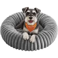 Feandrea Hundebett, großes Katzenbett, 70 cm Hundekörbchen, Hundekissen waschbar