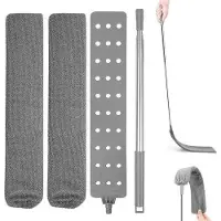 OEM Teleskopischer Waschstift mit Bürste und krummer Ecken, ausfahrbarer Staubsauger für Autos, Betten, Möbel und Ecken