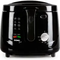 Domo Fritteuse mit Geruchsfilter DO461FR 2,5 Liter schwarz