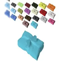 EXKLUSIV HEIMTEXTIL Handtuchserie im Set mit Schleife Marke Badvorleger 1 Stück 50 x 80 cm Türkis