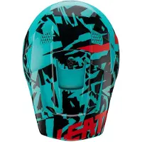 Leatt Blue Fuel Motorradhelm Visier für Helm 3.5 Größe M-XXL