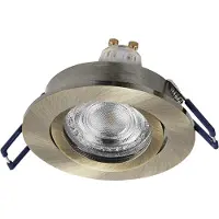 Osram 4058075853416 Spot Set LED Einbaustrahler Flexibel 4,5W Grün-Messing