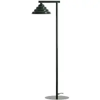 Licht-Erlebnisse Stehlampe Metall Glas G9 140 cm Grün rund Modern