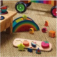 Vilac Steckspiel - Holz - Früchte - - One Size - Steckspiele
