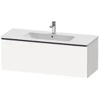 Duravit D-Neo Waschtischunterbau wandhängend, 1210x440x462mm, 1 Auszug, mit Griff Diamantschwarz, DE42640BD180000