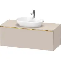 Duravit D-Neo, Konsolenwaschtischunterbau wandhängend, 1200x459x550mm, 1x Auszug, mit Griff Gold poliert, DE4949034910000