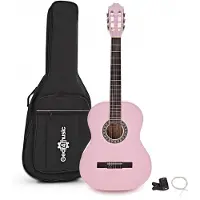 Gear4Music Konzertgitarre von Rosa – Paket