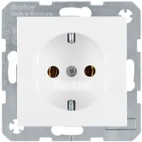 Berker 41431909, Typ F, Weiß, 250 V, 16 A, 50/60 Hz