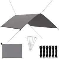 vidaXL Outdoor-Tarp 3x2 m Grau