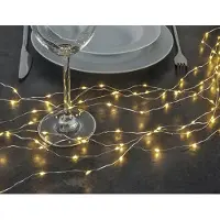 Hi LED Kupferdraht Lichterkette Leuchtkette Draht Beleuchtung als Lichtbündel