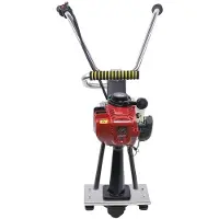 StarTech.com Rüttelbohle für Beton - Benzin 4-Takt 35,8 cm³ - Rüttelkraft 260 kg - Für Bohlenlängen 1–5 m (ohne Bohle) - Edelstahl - Rot