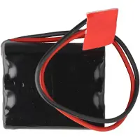 AccuCell Notleuchtenakku NiMH 7,2V 1800mAh F2x3 Mignon AA mit 200mm Kabel einseitig