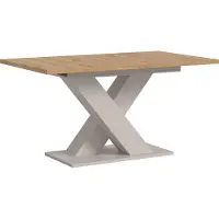Xonox Esstisch Motion | ausziehbar | X-Fuß | Kaschmir/ Artisan | 150(190)x90