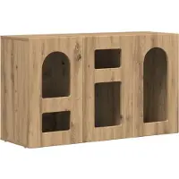 vidaXL Sideboard ELST Artisan-Eiche 100 x 35 x 59 cm Holzwerkstoff