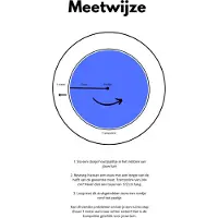 OEM Sicherheitsnetz-Trampolin - Gekleiderte Kante - Sicher - Ø 305 cm - Blauw