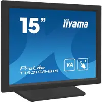Iiyama T1531SR-B1S, 38,1 cm (15"), 1024 x 768 Pixel, XGA, LCD, 18 ms, Schwarz