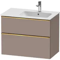 Duravit Waschtischunterschrank D-Neo 81x46,2cm, 1 Kast, B R, g pol/Basalt ma