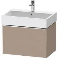 Duravit Waschtischunterschrank D-Neo 68,4x44,2cm, chr/Leinen, 1 Ausz., wandhängend