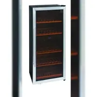 Metro Professional Weinkühler GWC3091, 54 x 54 x 123.5 cm, 2 Klimazonen, 91 Flaschen, schwarz/silber