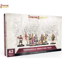 Archon Studio Dungeons & Lasers Miniatures: TOWNSFOLK MINIATURE PACK